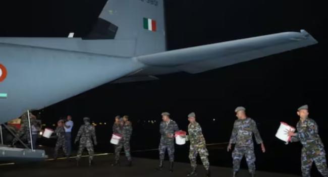 Indian Disaster Relief Teams Arrive With Aid